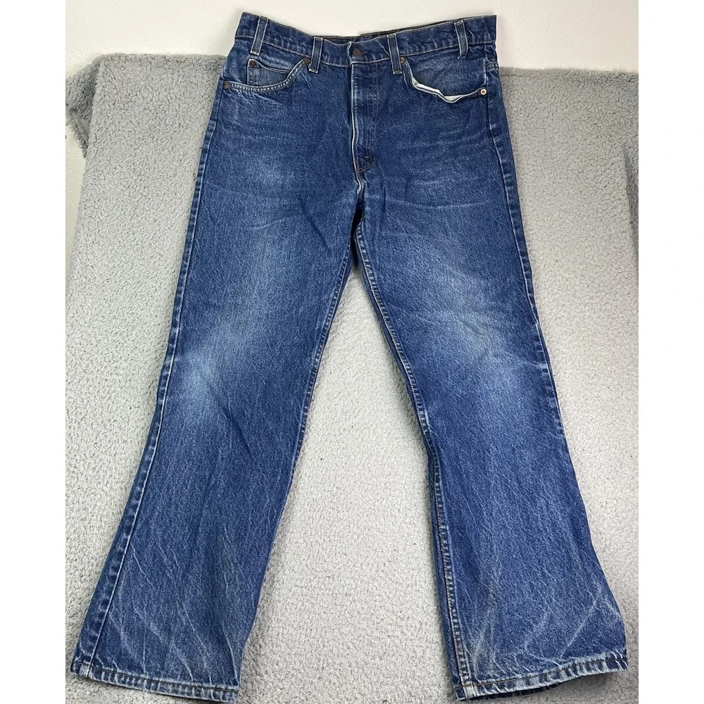 VTG Levi's 40517-0215‎ Orange Tab Jeans Men's 36x30 Pants Made In USA